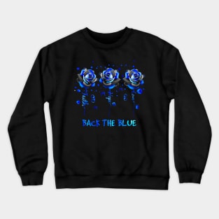 Rose Back The Blue Crewneck Sweatshirt